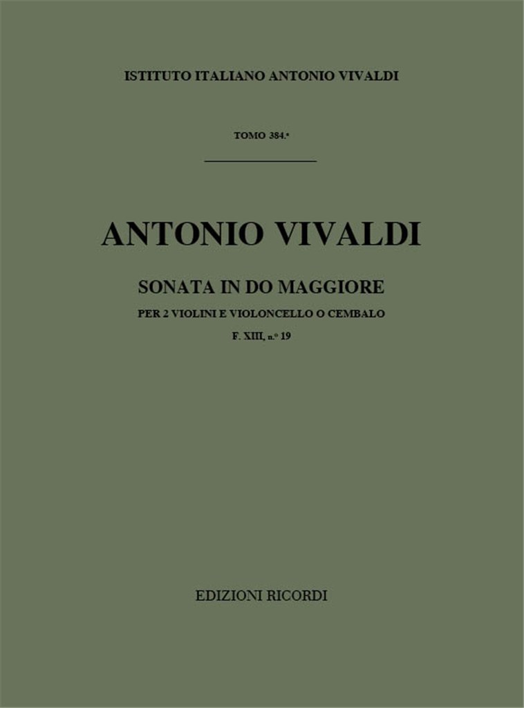 Sonate Per Vl. E B.C.: